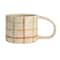 Hello Honey® 12oz. Multicolor Stoneware Mugs with Checkered Pattern, 4ct.